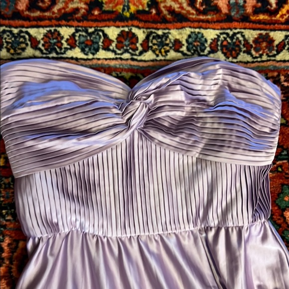 AMUR Purple Ruched Tiered Gown - Picture 4 of 6